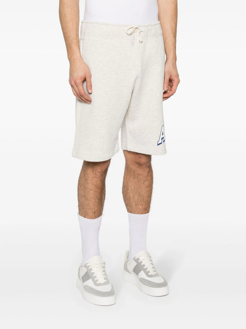 logo-print shorts